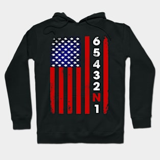 USA American Flag Hoodie